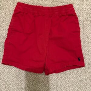 Ralph Lauren Kids Bright Red Shorts